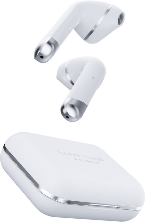 Dëgjuese Happy Plugs Air 1, të bardha