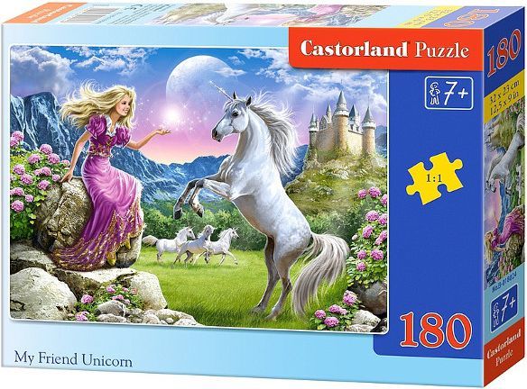 Puzzle Castorland My Friend Unicorn, 180 elemente