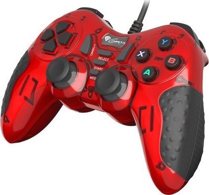 Gamepad Genesis Mangan 200, 180cm, i zi / kuq