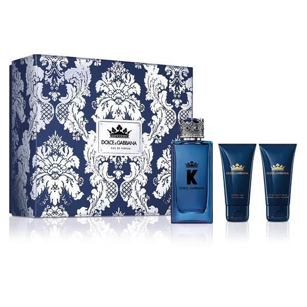 Set K By Dolce & Gabbana - EDT 100 ml + xhel dushi 50 ml + losion pas rrojës 50 ml