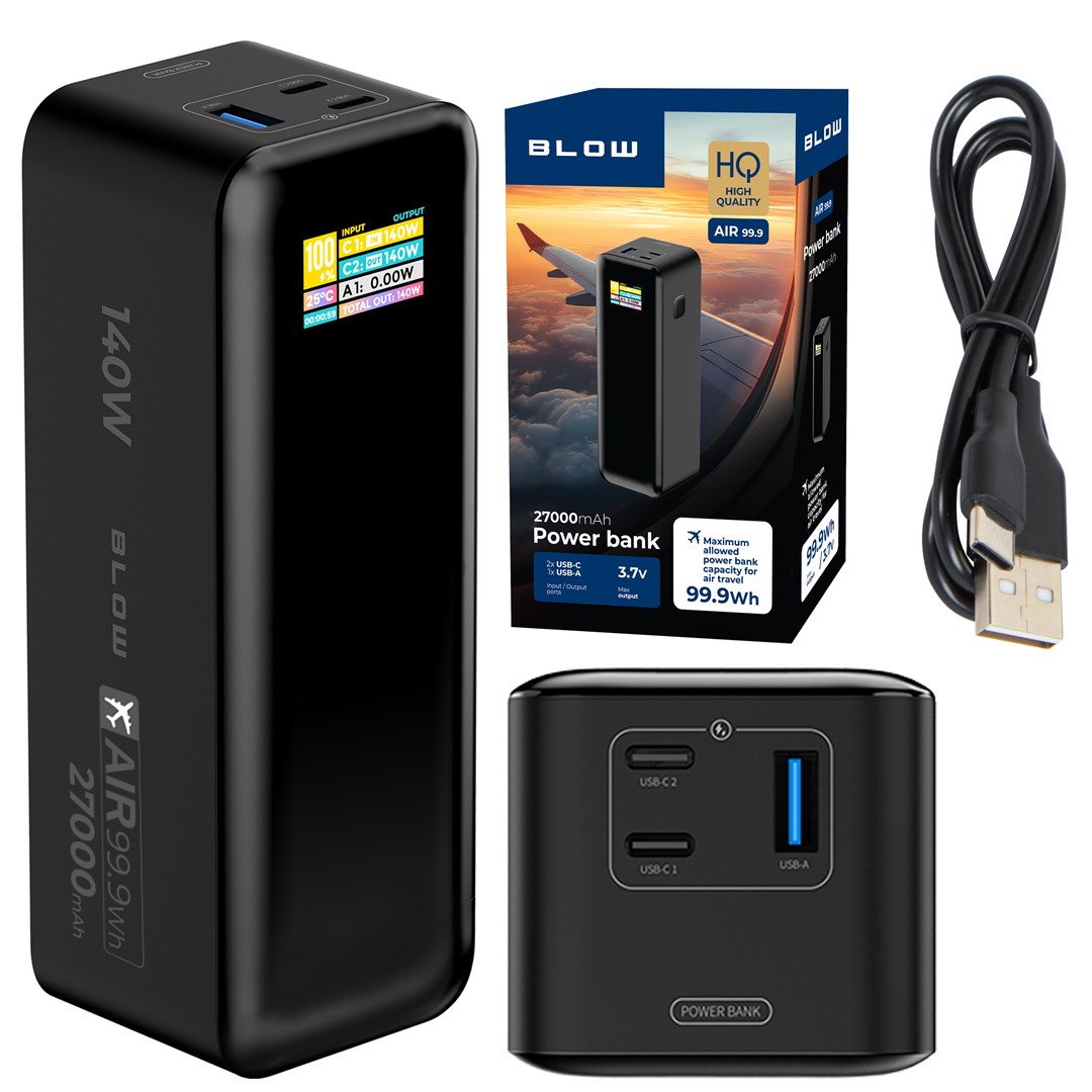 Powerbank Blow, 27000mAh, 140W