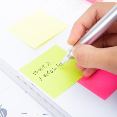 Postit DELI 51x51 400fl neon mix a03303 1/6