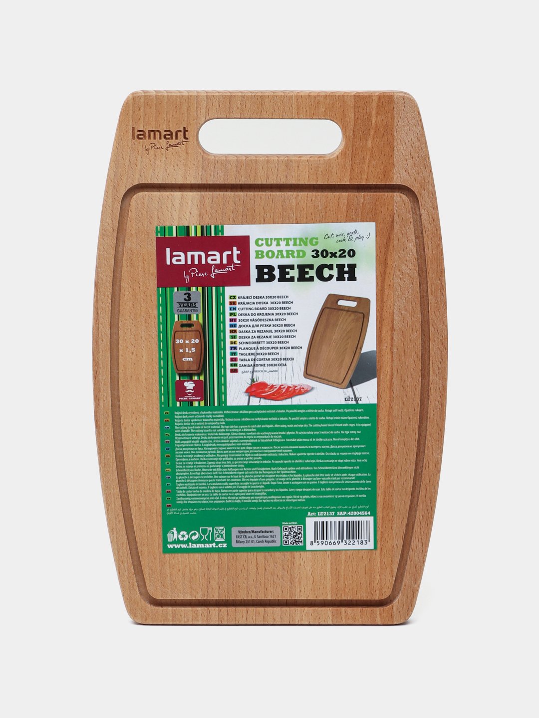 Dërrasë për prerje Lamart LT2137 - 30x20cm - ahu