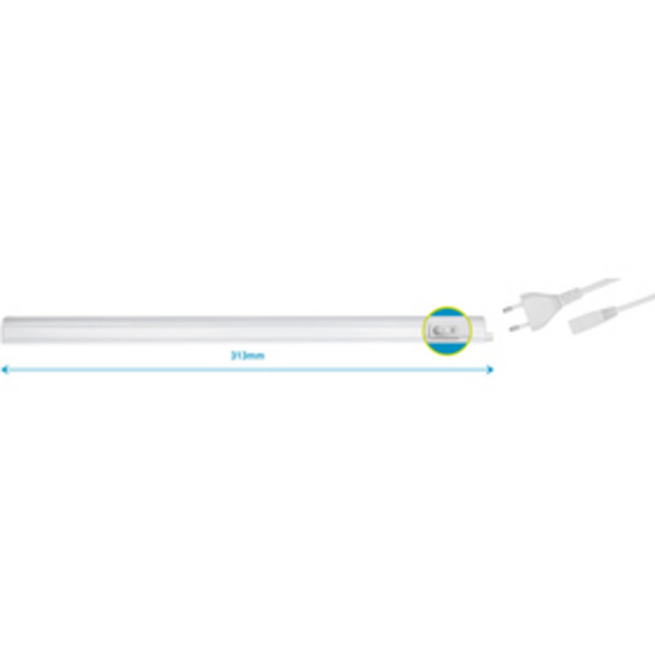 Llambë Retlux RLL 503, LED, T5, 4W, 30 cm, e bardhë