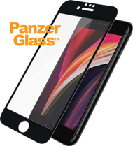 Xham mbrojtës PanzerGlass për iPhone, e zezë Xham mbrojtës PanzerGlass për iPhone, e zezë