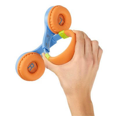 Kufje për fëmijë Hama "Kids Guard" fleksibel, 3.5mm, kaltër/portokalli