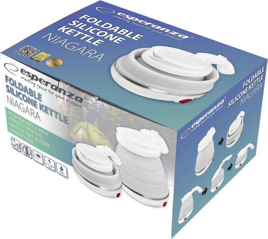 Ibrik Esperanza Niagara EKK023, 0.5 l, 750W, i bardhë