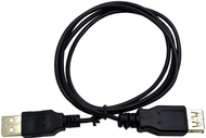 Kabllo C-TECH USB AA  2.0, 1.8m, e zezë