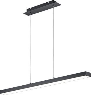Trio Lighting Agano Висечка Светилка, Црна