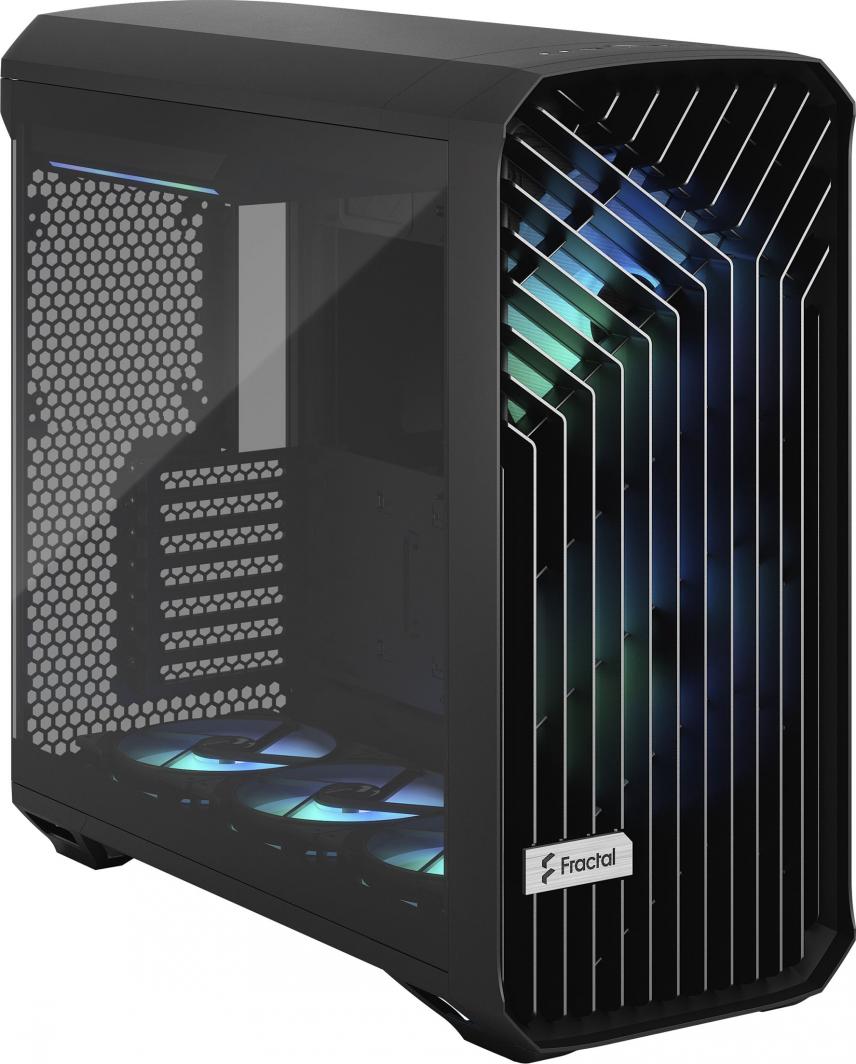 Kasë Fractal Design Torrent RGB TG Light Tinte, e zezë, Full Tower