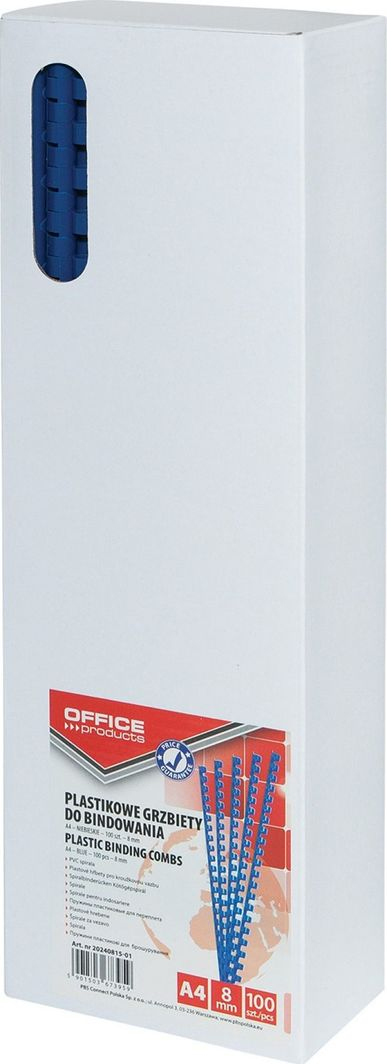 Spirale lidhëse Office Products 20 240 815-01, A4, 100 copë, të kaltra