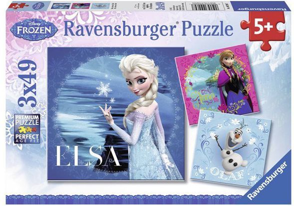 Puzzle Ravensburger, 3 x 49 pjesë