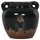 Vazo dekorative Φ24x23Hcm (HM4380), zezë