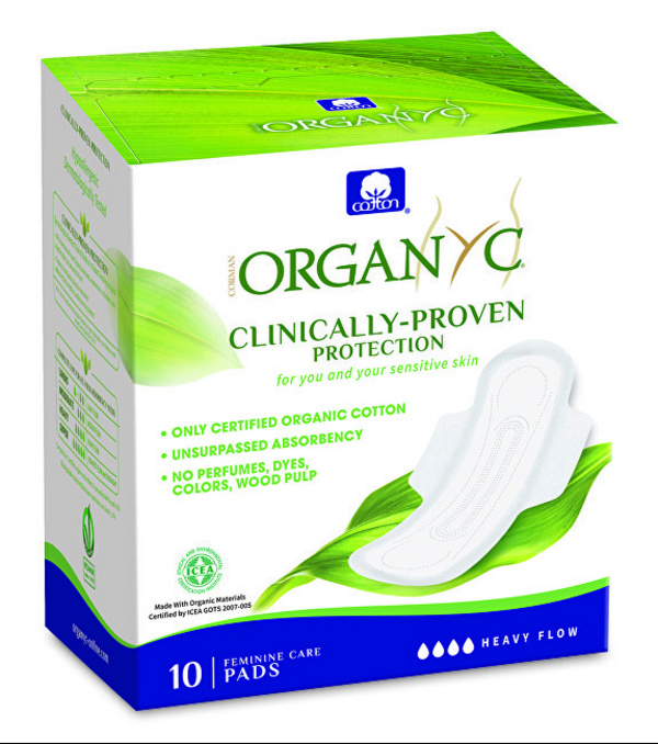 Peceta higjienike higjenike Organyc BIO Cotton, 10 copë