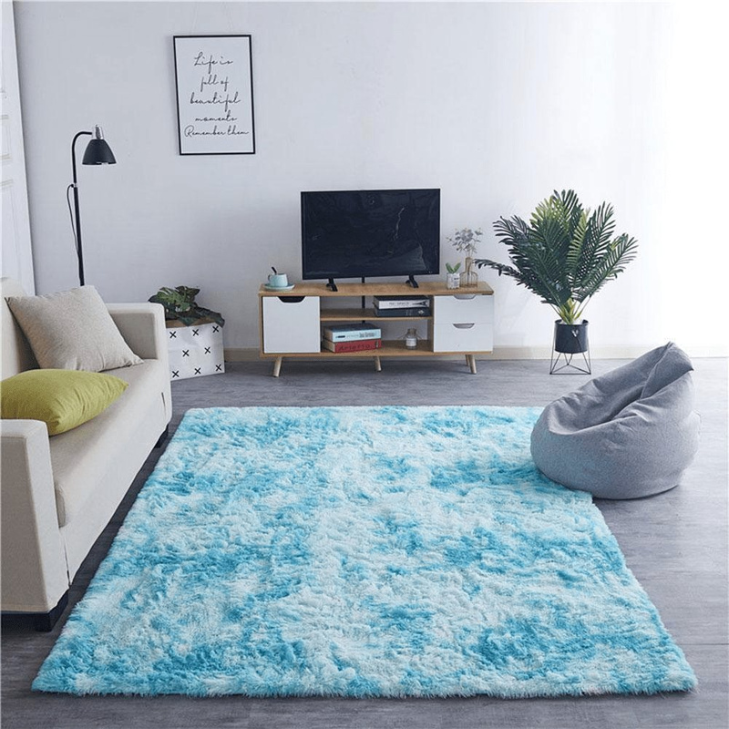 Tapet Strado Ombre Shaggy, 200x300 cm, 3.5 cm trashësi, blu e çelët