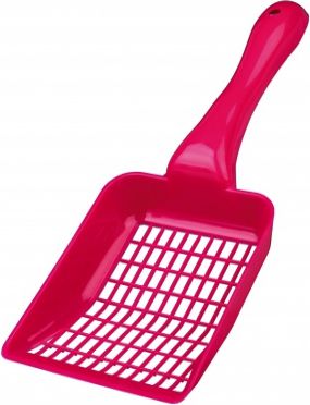 Lopatë për tualet për mace Trixie, XL, rozë