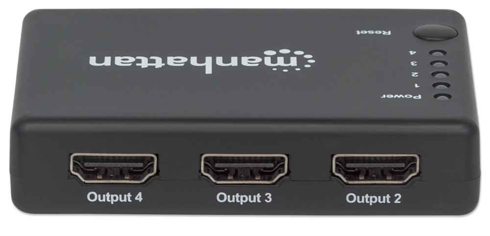 Ndarës Manhattan 207706 4K Compact, 4-Port HDMI