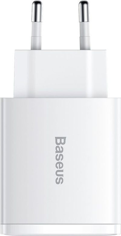 Karikues Baseus CCXJ-E02 2x USB-A 1x USB-C 3 A, i bardhë