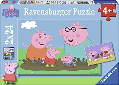 Puzzle Peppa Pig, 2 x 24 copë