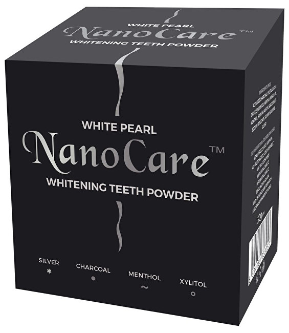 Pluhur zbardhuese për dhëmbë VitalCare White Pearl Nano Care, 30 g