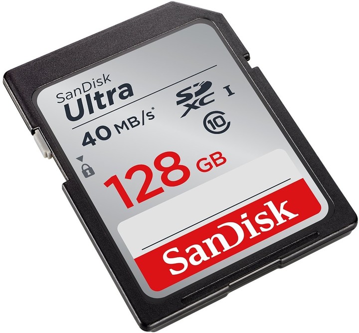 Kartë memorie SanDisk SDXC Ultra 128GB 80MB/s Klasa 10
