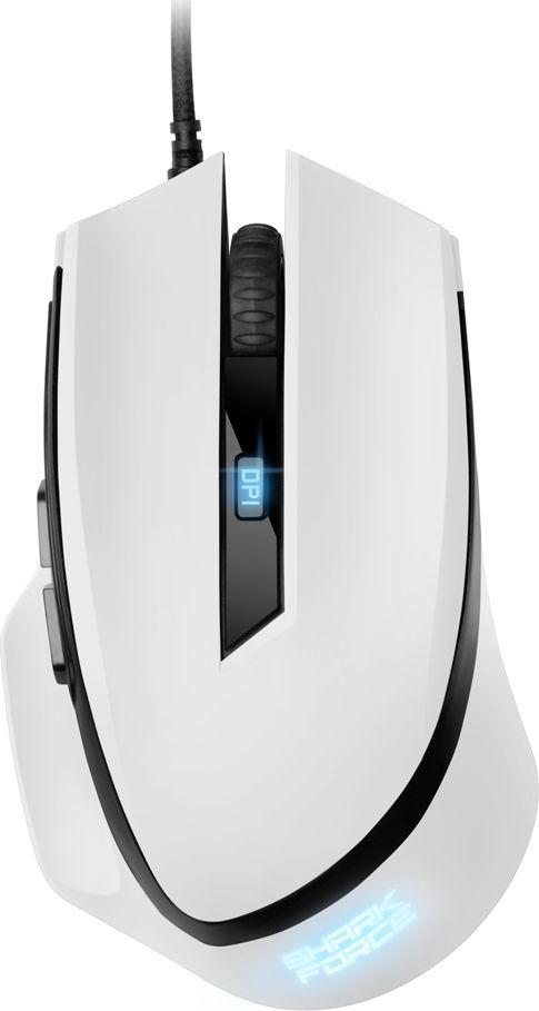 Maus Sharkoon SHARK Force II, i bardhë
