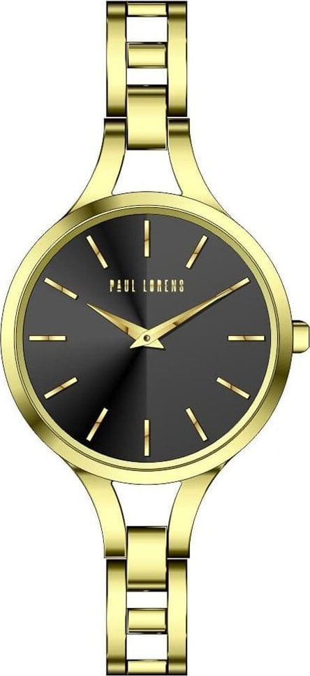 Orë dore Paul Lorens PL11851B-1D1, kuarc, inoks, për femra