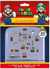Set magnetësh Super Mario - Mushroom Kingdom, 23 copë Set magnetësh Super Mario - Mushroom Kingdom, 23 copë
