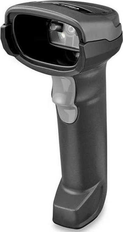 Читач на баркод Zebra DS2208 SR, со USB, со спирален кабел, црн ...