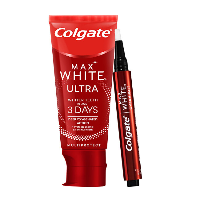 Set për kujdesin e dhëmbëve Colgate, Pastë dhëmbësh 50 ml + laps zbardhues