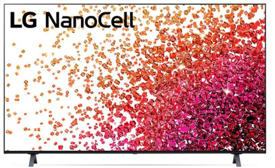 Televizor LG 55NANO75 - 55'' (139cm), 4K UHD, i hirtë e errët