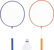 Set Badmintoni për fëmijë NILS Extreme, 2 raketa, të kaltra/portokalli
