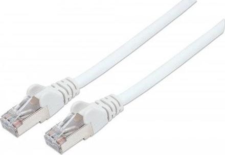 Kabllo rrjeti Intellinet Network Solutions, Patchcord, RJ45 S / FTP, Cat6, 0,5m, e bardhë Kabllo rrjeti Intellinet Network Solutions, Patchcord, RJ45 S / FTP, Cat6, 0,5m, e bardhë