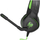 Kufje për lojëra HP Pavilion Gaming 400, të zeza / gjelbërta