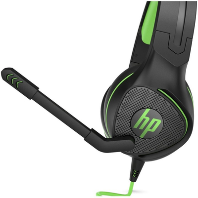 Kufje për lojëra HP Pavilion Gaming 400, të zeza / gjelbërta