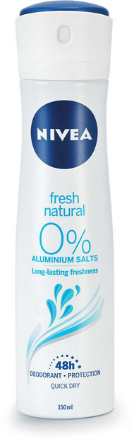 Deodorant Nivea Fresh Natural 0% aluminium, 150ml Deodorant Nivea Fresh Natural 0% aluminium, 150ml