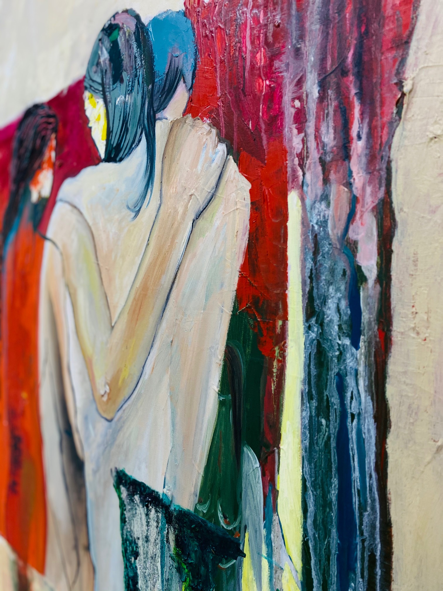 Pikturë Dar 'Andërr' C1, akril & vaj në pëlhurë, 110 x 90 cm