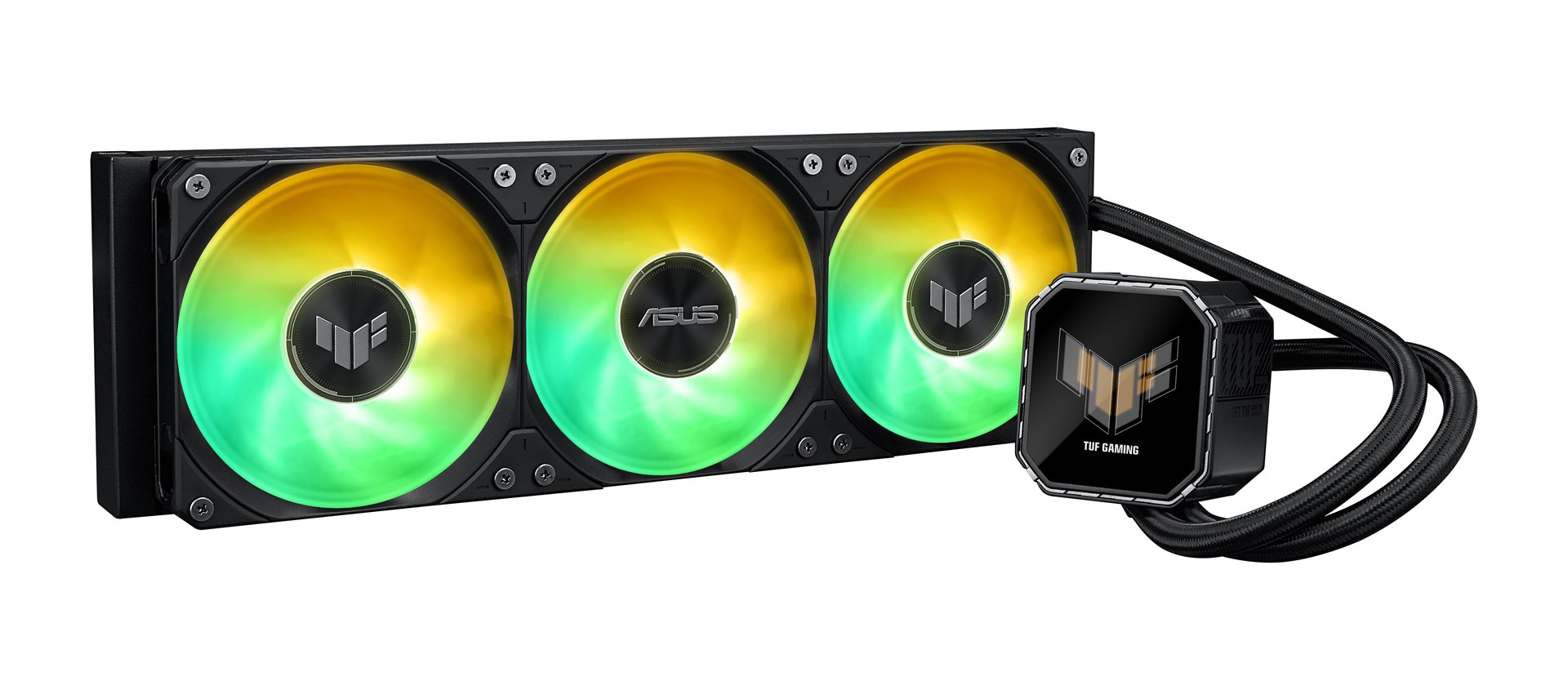 Ftohëse me ujë ASUS TUF Gaming LC III 360 ARGB LCD, 12 cm, e zezë