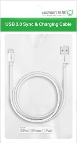 Kabllo USB Cable Ugreen (20728), 1m, e bardhë