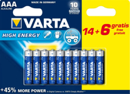 Bateri VARTA Longlife Power AAA, 20 copë