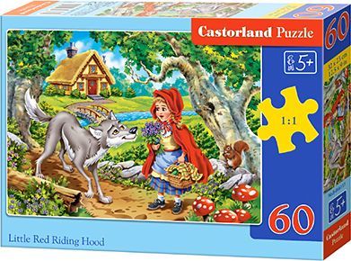 Lodër Puzzle Little Red Riding Hood, 5+, 60 elemente