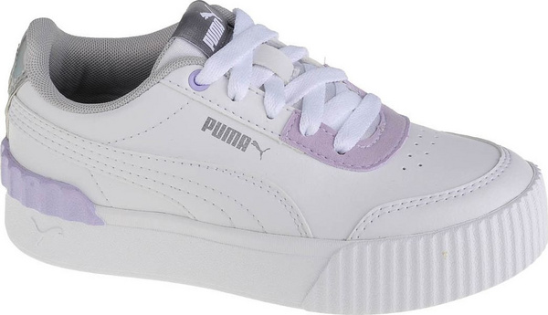 Atlete për fëmijë Puma Carina Lift Shine PS 380553-01, nr. 31, të bardha Atlete për fëmijë Puma Carina Lift Shine PS 380553-01, nr. 31, të bardha