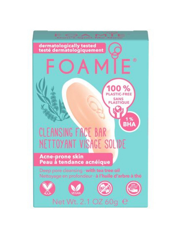 Sapun pastrues për akne Foamie Deep Pore Cleansing, 60 g