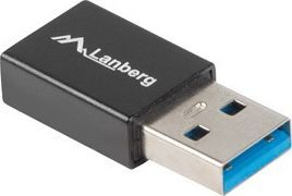 Përshtatës Lanberg USB A USB, USB C, i zi