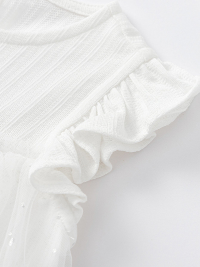 Bluza-Fustan Cloudy White ️