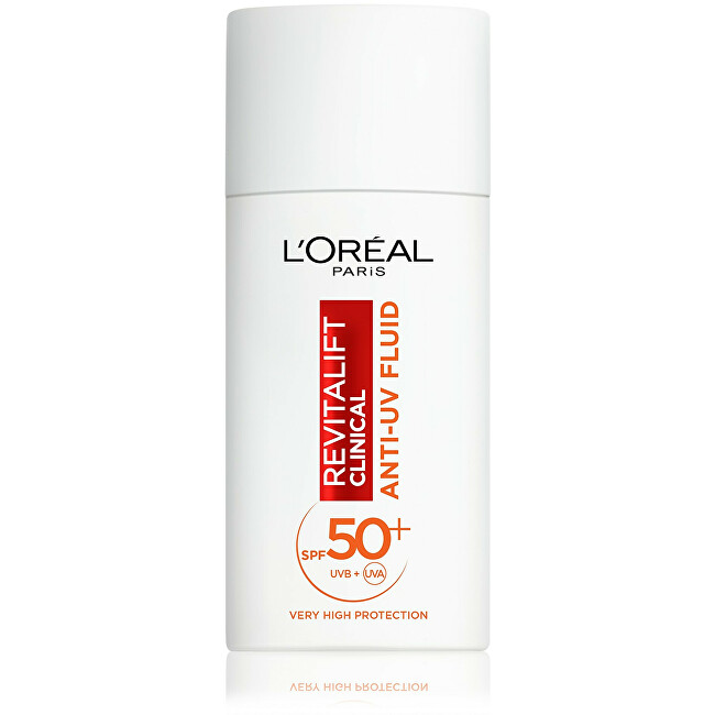 Lëng mbrojtës për fytyrë L´Oréal Paris Revitalift Clinical SPF50+ with vitamin C (Anti-UV Fluid), 50 ml Lëng mbrojtës për fytyrë L´Oréal Paris Revitalift Clinical SPF50+ with vitamin C (Anti-UV Fluid), 50 ml