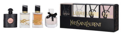 Set dhuratë Yves Saint Laurent Mini, Black Opium, 7,5ml + Libre, 7,5ml + Libre Intense, 7,5ml + Mon Paris, 7,5ml