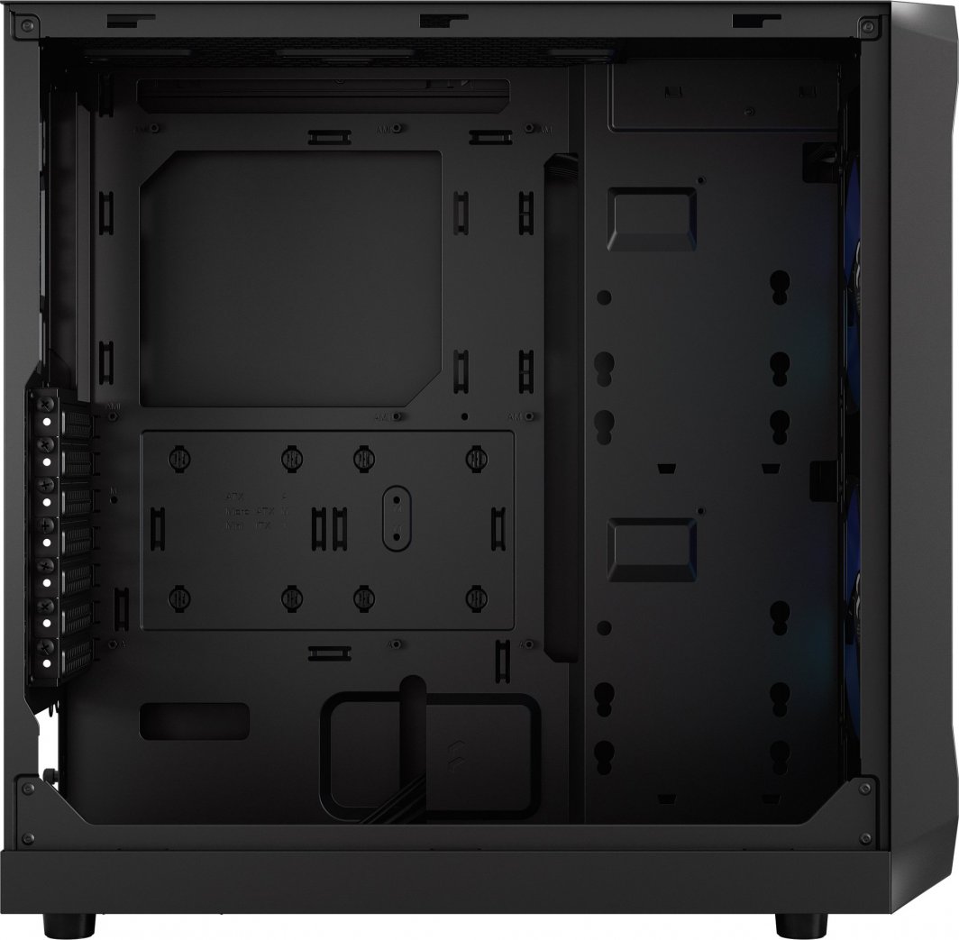 Куќиште за компјутер Fractal Design Focus 2 RGB, Црна, Midi Tower