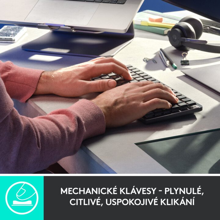 Tastierë Logitech MX Mechanical Mini, hirtë