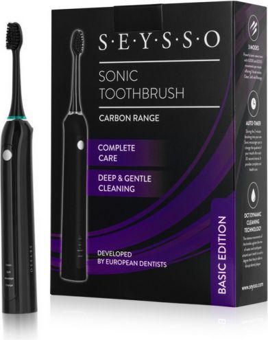 Furçë për dhëmbë Seysso Carbon SE005BLK sonic, e zezë